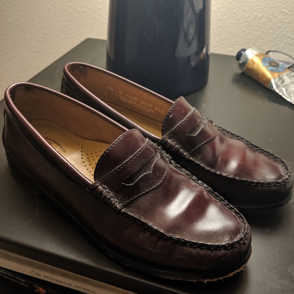 G.h. bass penny loafers size 6.5